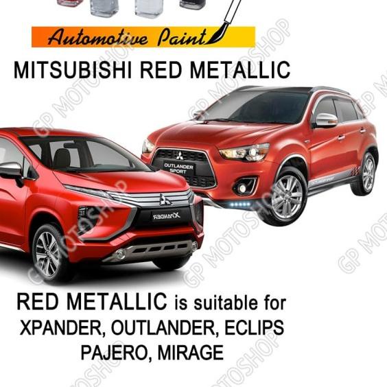 PENGHILANG BARET MOBIL CAT OLES MITSUBISHI RED METALLIC MERAH METALIK