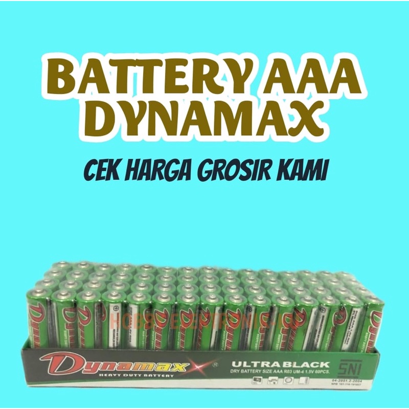 BATERAI AAA DYNAMAX (4PCS)