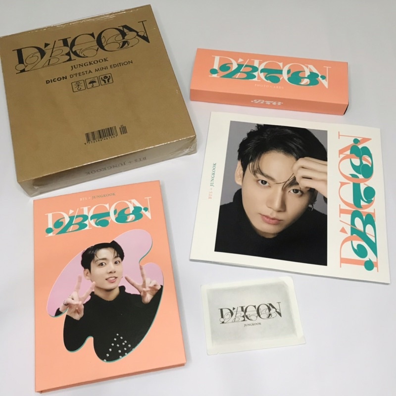 DICON DFESTA MINI 102 JUNGKOOK BINDER PHOTOBOOK SPC PHOTOCARD PC