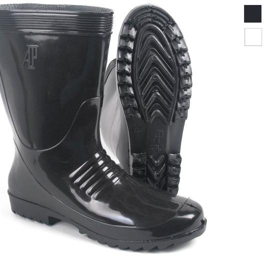 AP Boots AP 1 Hitam - Sepatu Boots PVC - 25