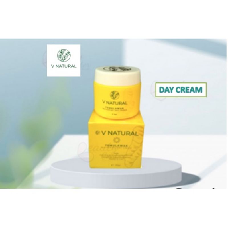 V Natural Temulawak Day Cream &amp; Night Cream 20gr BPOM