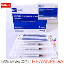 spuit / syringe / Alat suntik 10 cc Gidcare