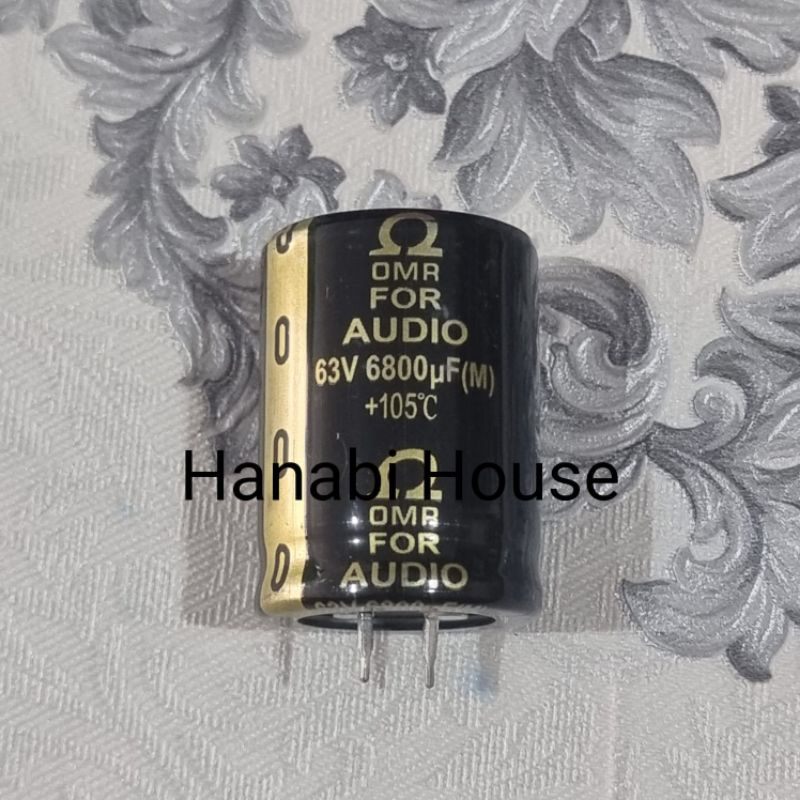 Elco 6800uf 63v Elko AUDIO OMR ORIGINAL