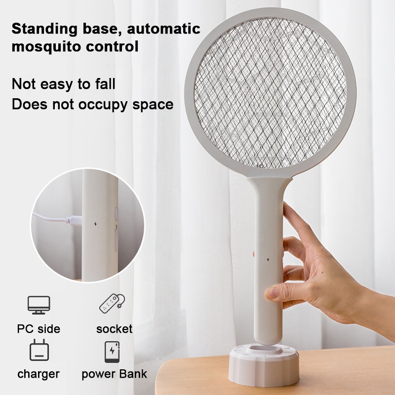ES-25/26 Mosquito Swatter Mosquito Killer 2 in 1 LED | Electric LED Mosquito Swatter 2 in 1 | Raket Nyamuk 2 in 1 | Perangkap Nyamuk lampu LED