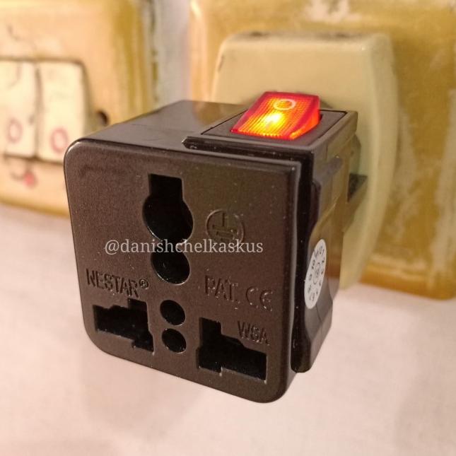 WONPRO OVER STEKER BLACK + SWITCH ON OFF 16A