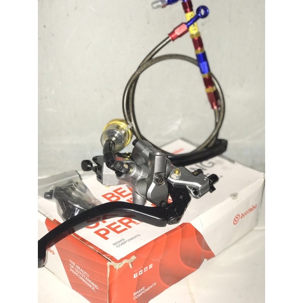 Master Rem Brembo Set Kiri Kanan Izumi Original+Selang Rem Acsesories