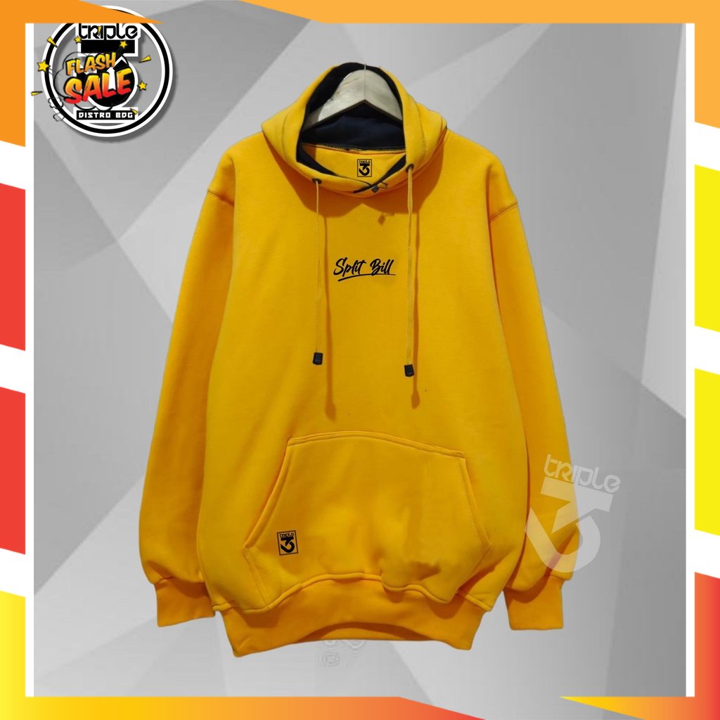 cardigan rajut pria cotton combed /hoodie pria distro original brand tebal ori 333distro warna kunin