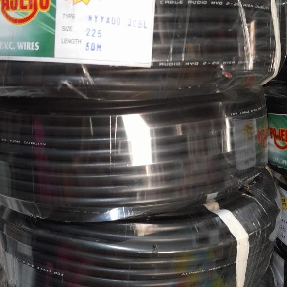 Kabel Serabut 2x2,5x50m Pajero - Pajero hitam