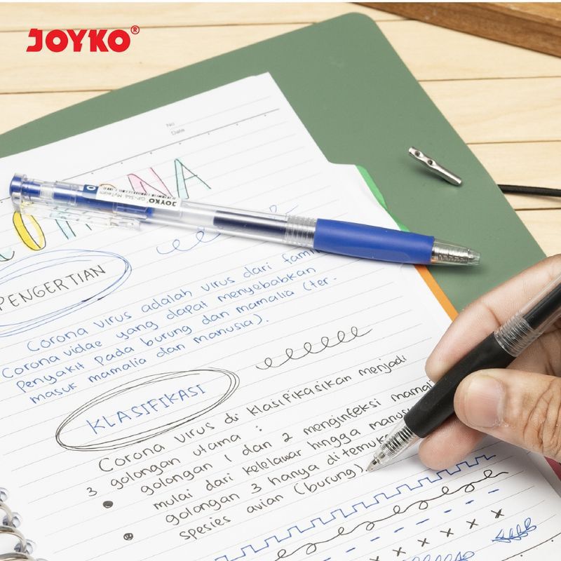 

qwe Pulpen Gel Joyko Gp-346 MyTeam 0.5mm ( 1pak/12pcs )