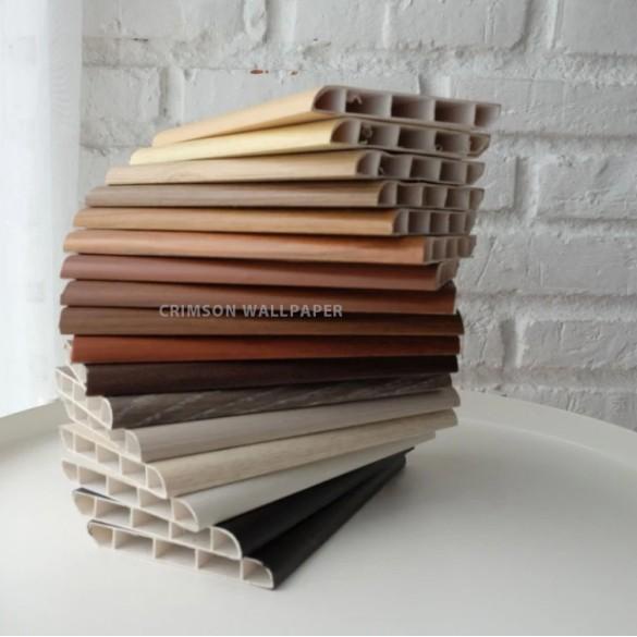 PLIN LANTAI PVC,LIS LANTAI PVC , LIS TEMBOK PVC / Lis parket / Vinyl - 6CM, PUTIH POLOS