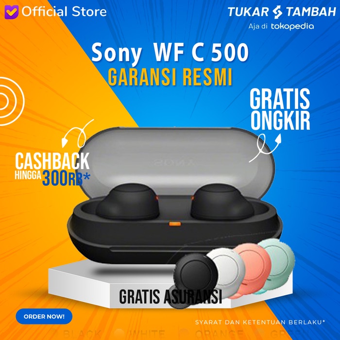 Sony WF-C500 WF C500 True Wireless Headphones TWS Headset