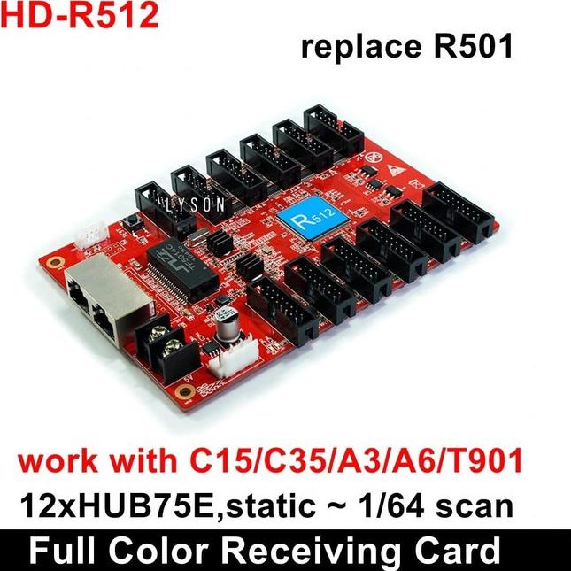 Huidu HD-R512 Full Color Receiving Card Replace old HD-R501