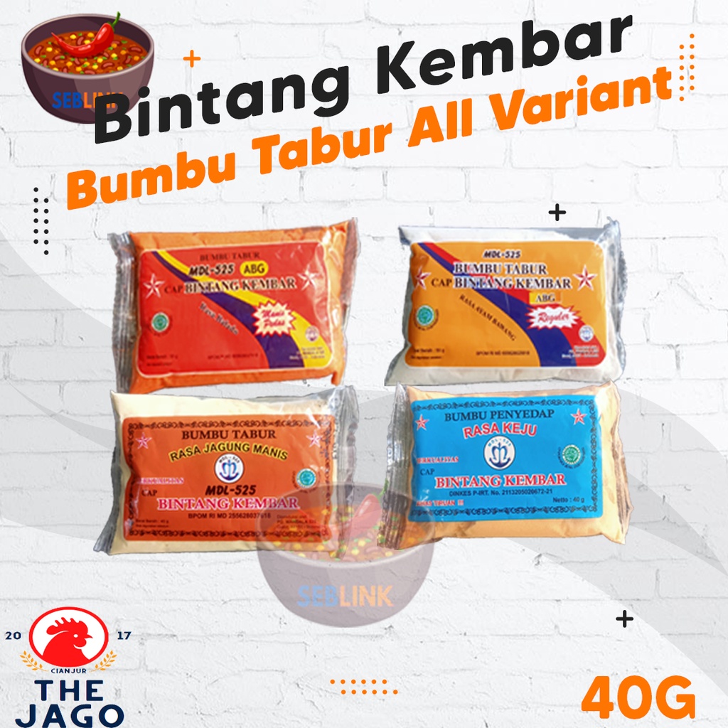 

Bintang Kembar Bumbu Tabur All Variant 40GR