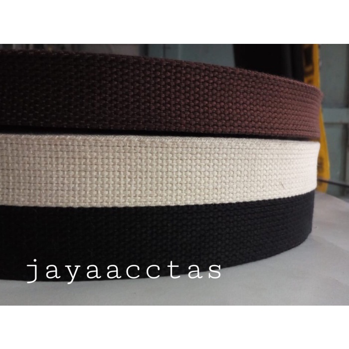 Kain Menjual Tali Webbing Bisban Katun 2.5 Cm Murah Bandung