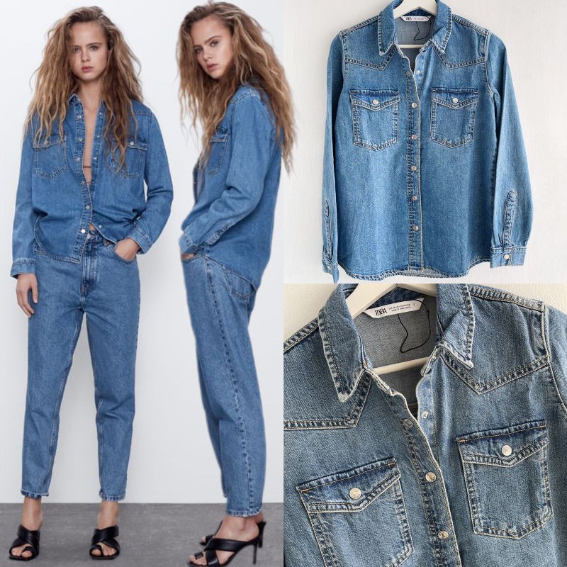 Zara denim shirt (2 pocket)