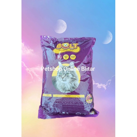 PROMO TERMURAH 1 KG PAKAN KUCING BOLT IKAN