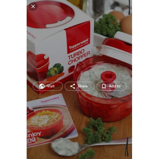 turbo chopper tupperware ori