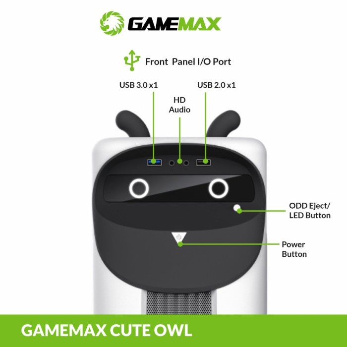 PC Case Gamemax Cute Owl m-ATX