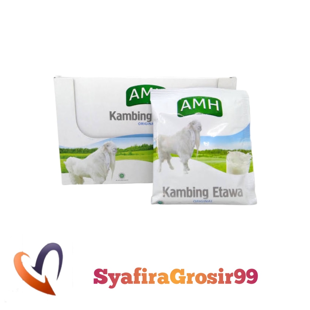 

AMH Susu Kambing Etawa Bubuk RASA VANILLA [ per BOX / 10 Sachet ] Original