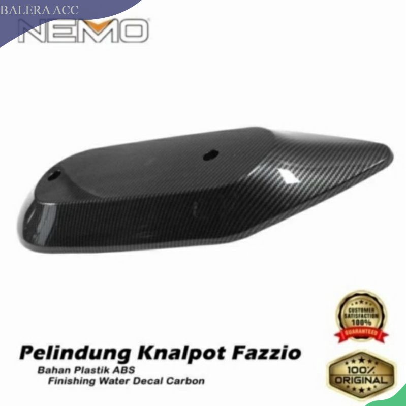 Cover Tutup Knalpot FAZZIO 125 Carbon Nemo