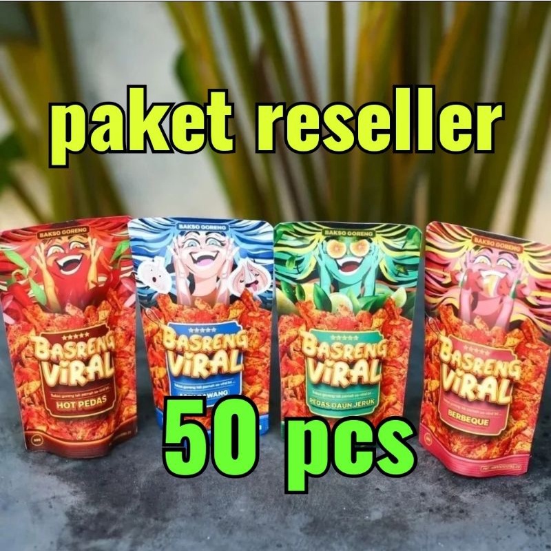 

paket reseller 50 pcs basreng virall