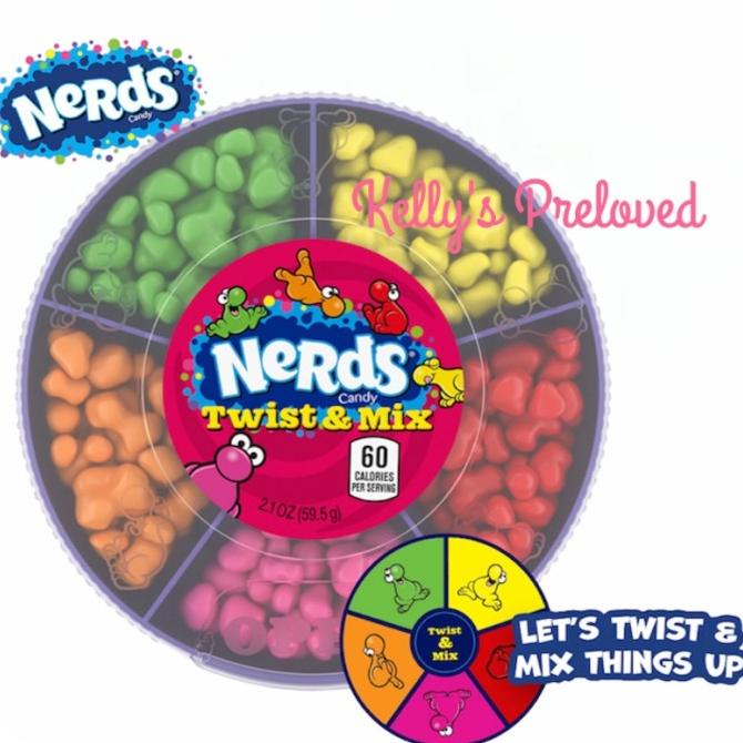 

BAYAR DITEMPAT NERDS TWIST & MIX 2.1 OZ | RAINBOW CANDY 59,5 GRAM | PRODUCT OF USA /PERMEN LUNAK/PERMEN VIRAL/PERMEN MILO/PERMEN YUPI/PERMEN JADUL/PERMEN KARET