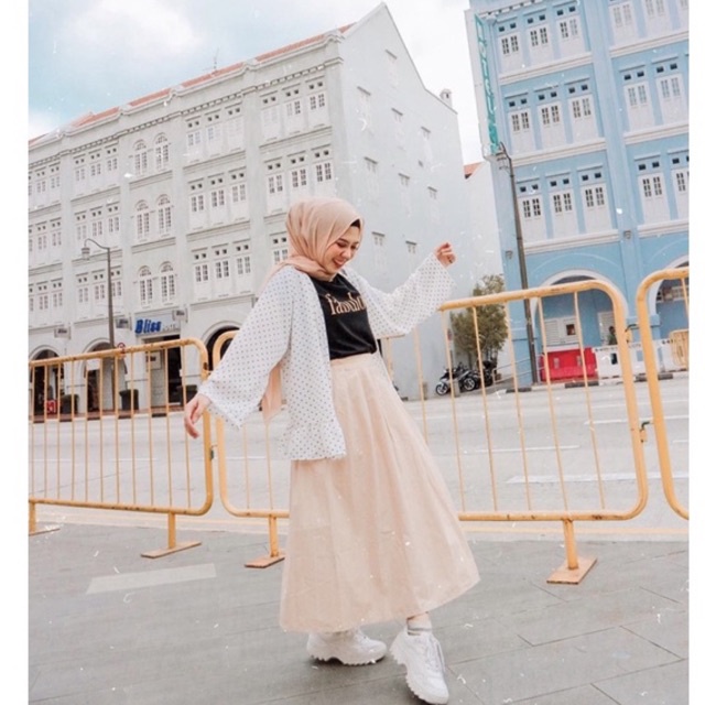 SHEYA Midi Skirt 30 WARNA // ROK BASIC // ROK WANITA // ROK KERJA