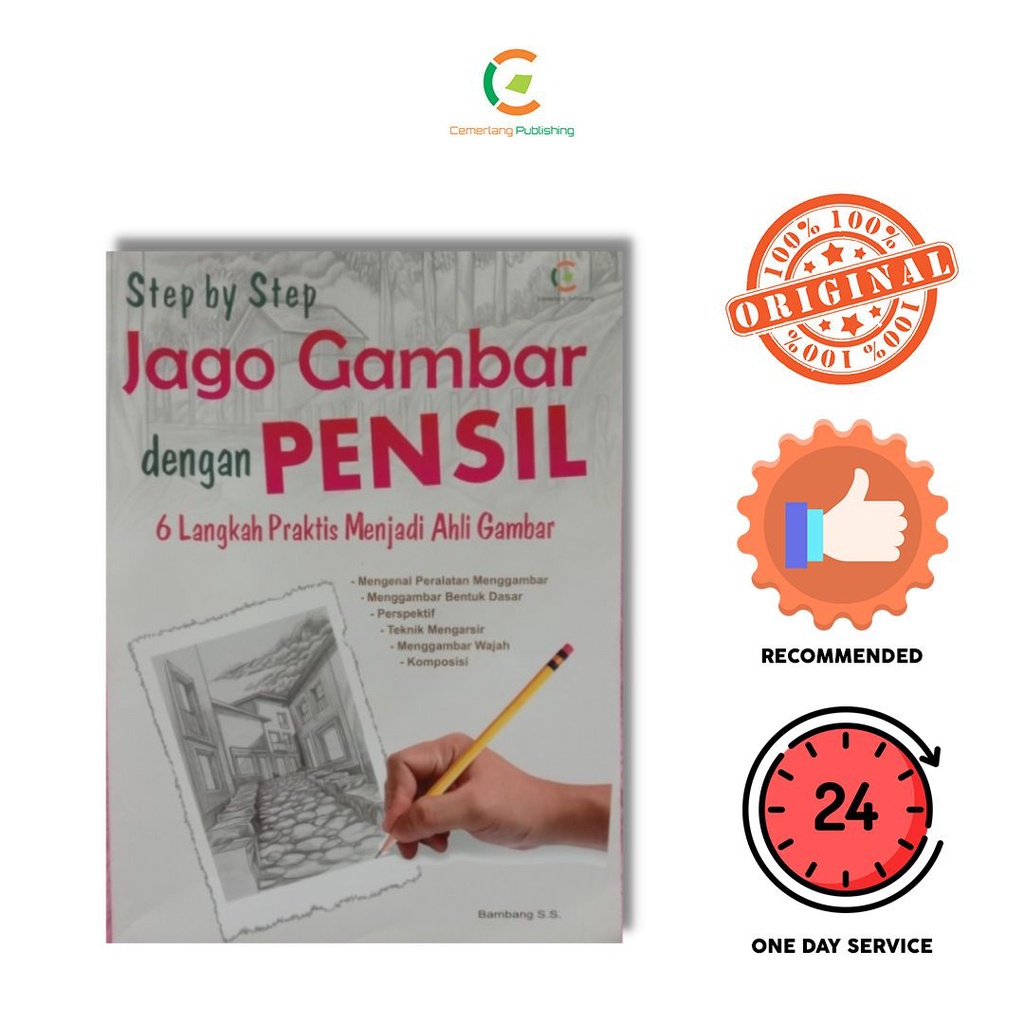 

BUKU REFERENSI - BUKU Step By Step Jago Gambar Dengan Pensil - Recommended