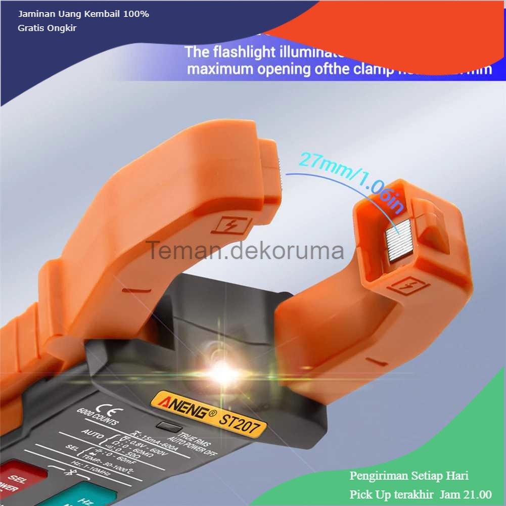 TD - PR2 ANENG Digital Bluetooth Multimeter Voltage Tester Clamp - ST207