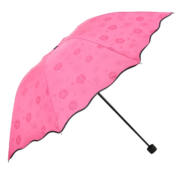 UG PAYUNG LIPAT 3D Magic Umbrella 3 Dimensi Ajaib Hujan Basah Ada Motif Timbul Free Pouch Lucu Unik Anti UV