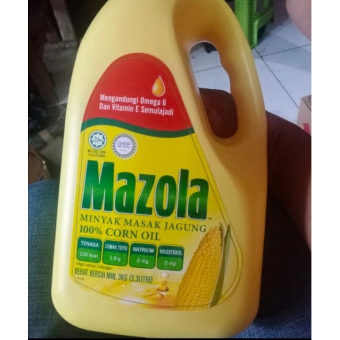 

Minyak jagung Mazola 3.3 liter