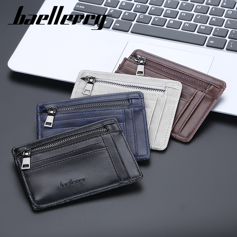 BAELLERRY K9295 Dompet Kartu Pria Bahan Kulit PU Leather Premium WATCHKITE WKOS