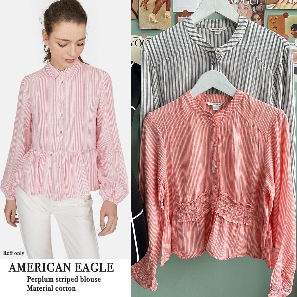 peplum cotton shirt