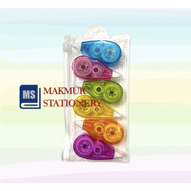 

HJK Correction Tape / Tip X Kertas Trifelo CT 048 (Set)