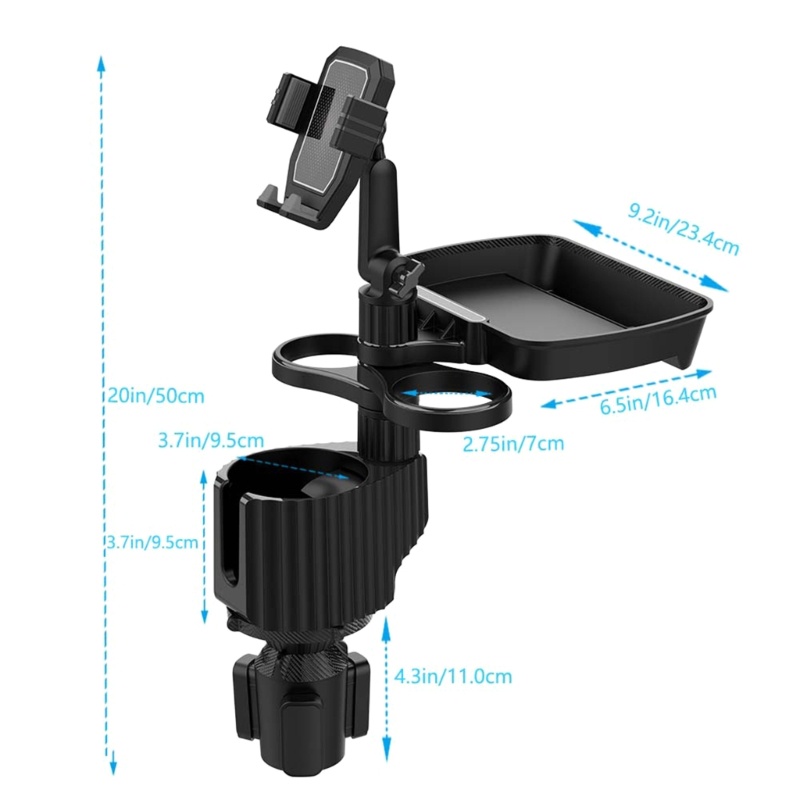 Zzz Tempat Gelas Mobil Botol Minum Bracket Stand Organizer Rak Meja Makan