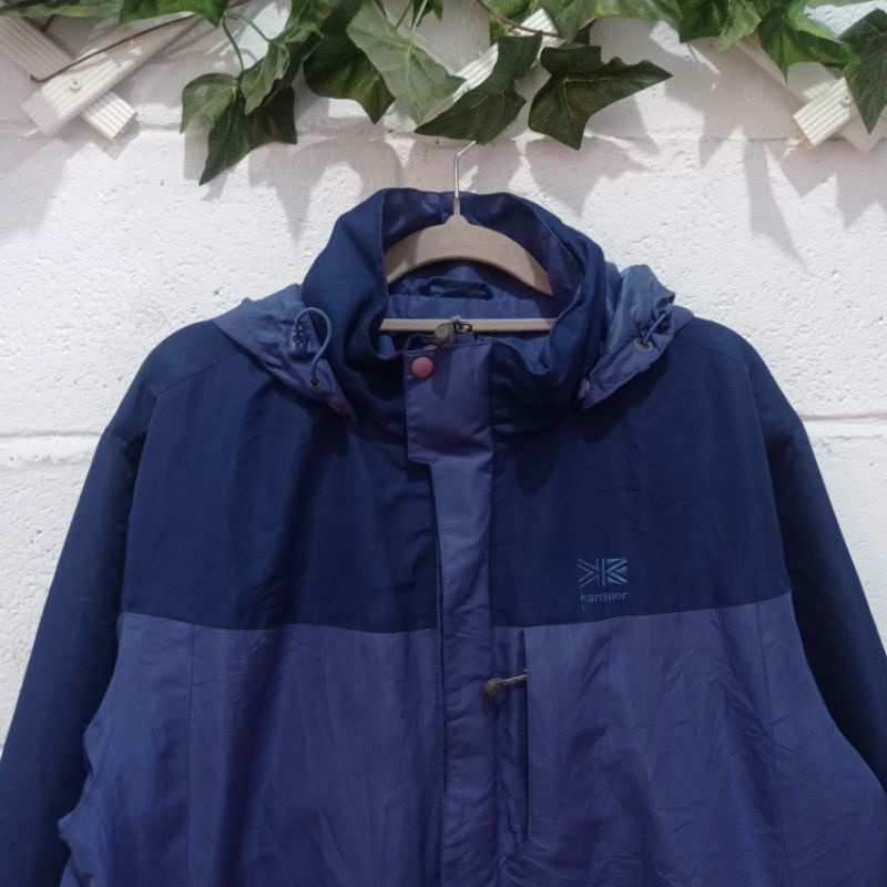 Jaket Second KARRIMOR size XL Outdoor Original Thrifting Waterproof Anti Air Jacket Gunung