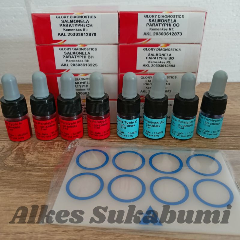 Jual Reagen Widal Set Plat Widal Salmonella Vial Reagen Kimia Klinik Shopee Indonesia