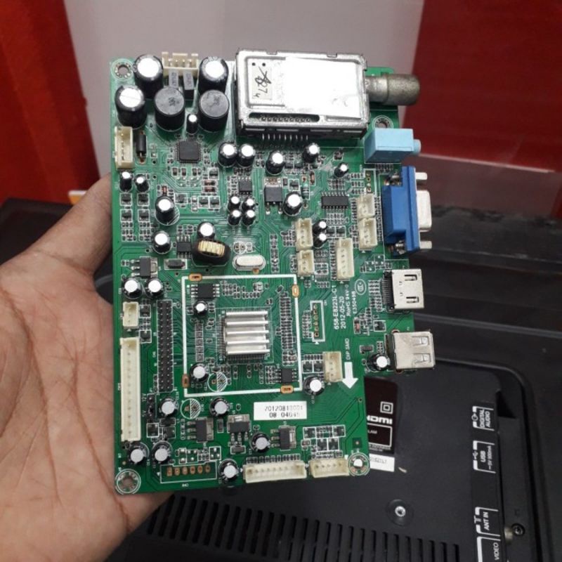 MB - MAINBOARD - MESIN TV LED POLYTRON PLD 24D300 - PLD24D300