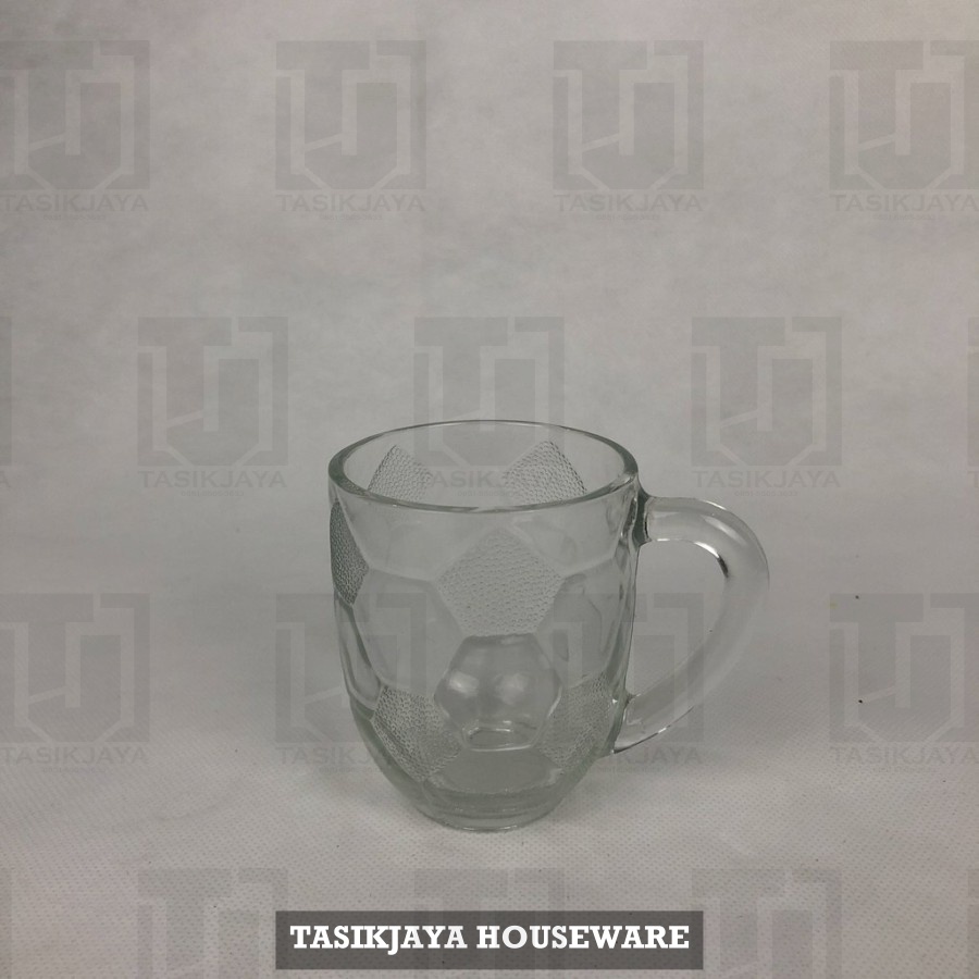 ISI 6 PCS GELAS MG 1045 CANGKIR KOPI BOLA GAGANG WARUNG BELING BENING