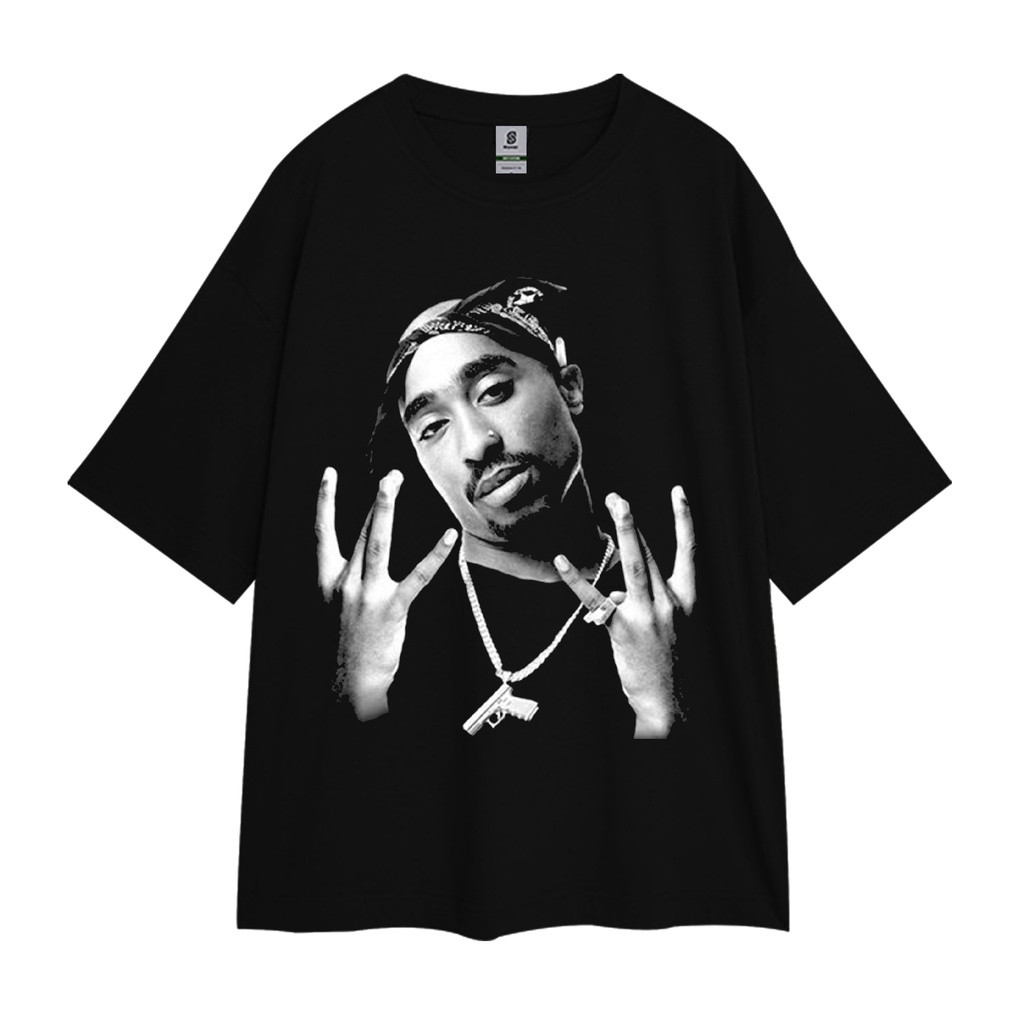 FACE BOOX 2PAC SHAKUR VINTAGE OVERSIZE T-SHIRT