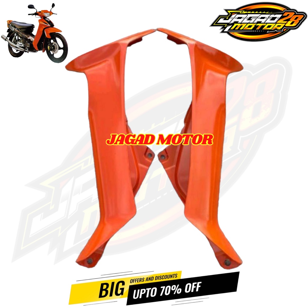 Sayap Luar Yamaha Fizr Fiz R Orange / Cover Sayap Luar Yamaha Fizr Fiz R Orange / Legshield Luar Yamaha Fizr Fiz R Orange