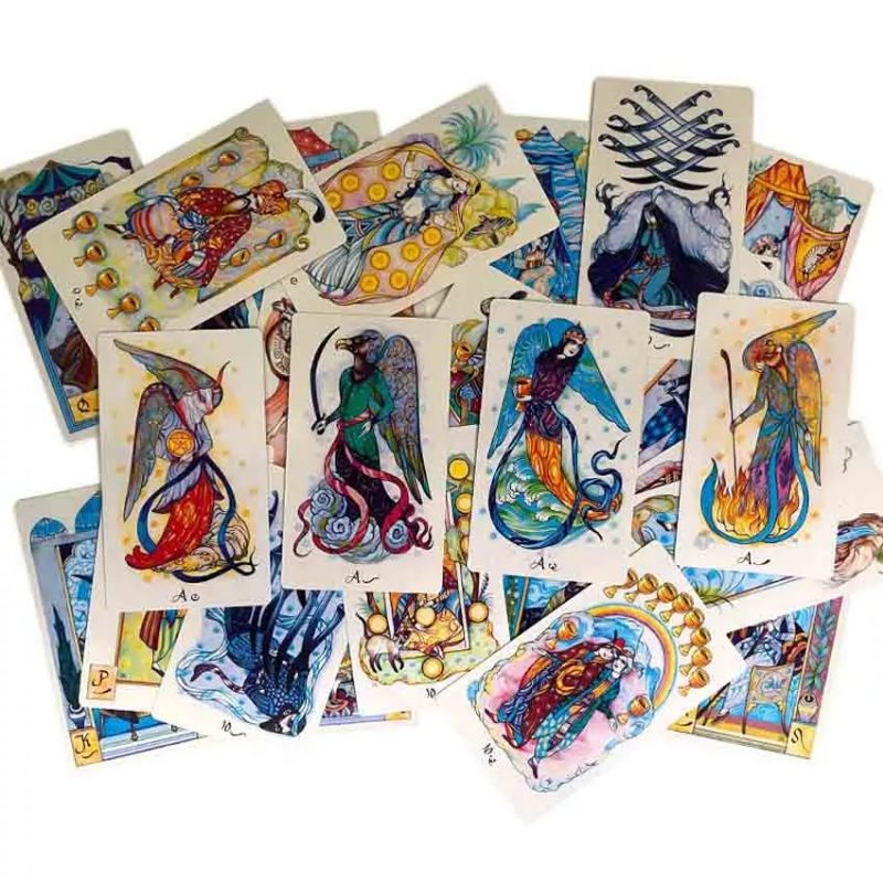 Orient Tarot 12x7cm include guide paper