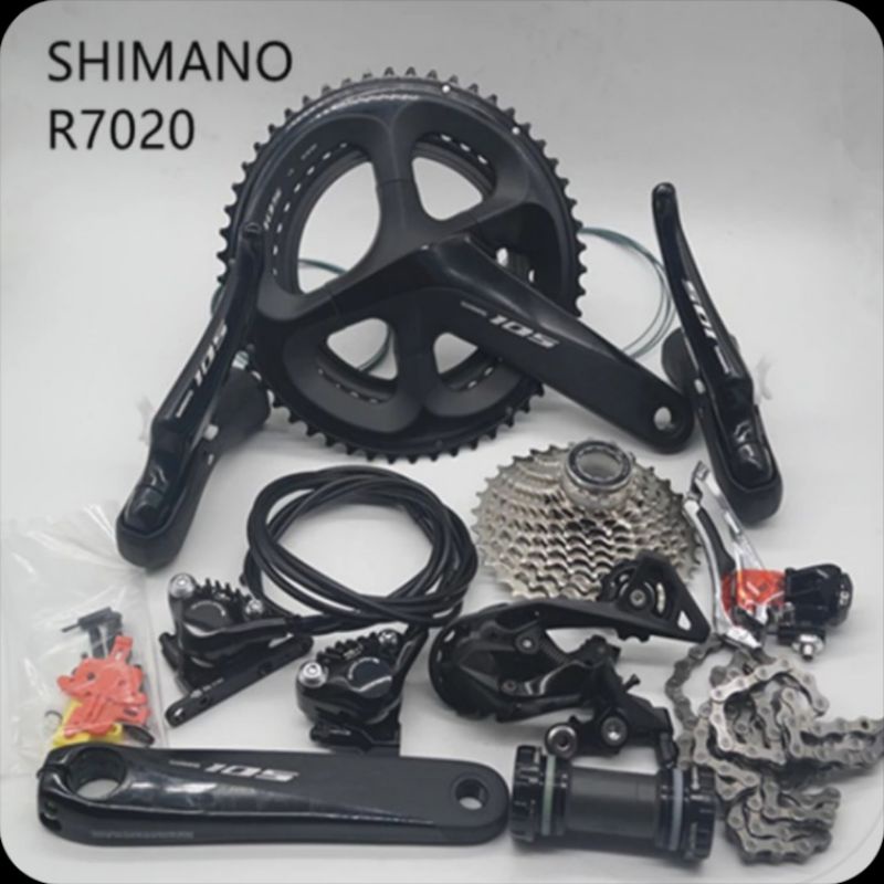 Groupset Shimano 105 R7020 Disc Brake 11 Speed