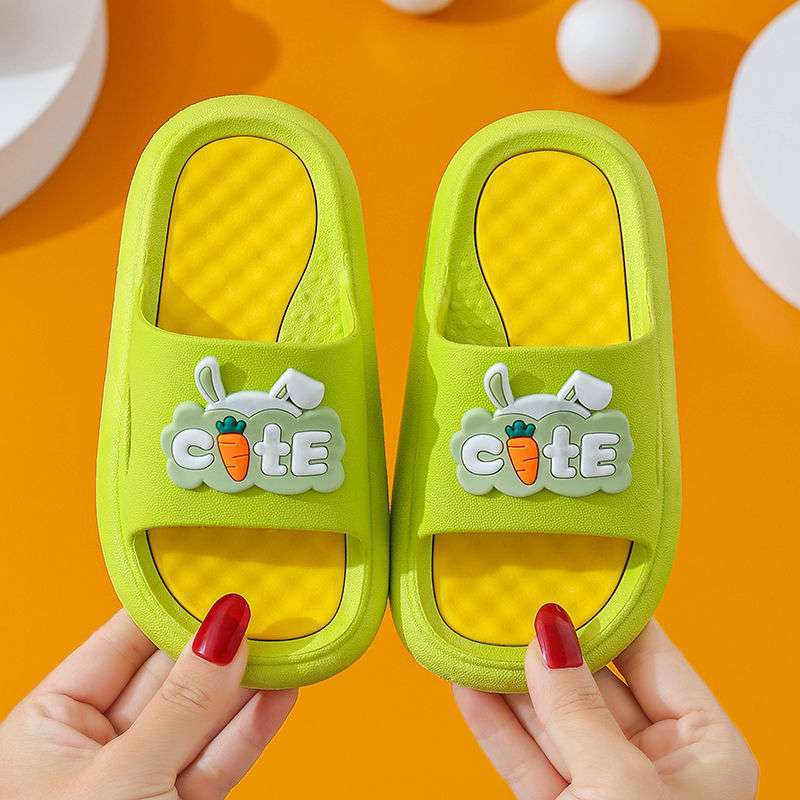 HappyOliver CUTE CARROT Sandal Anak Laki Laki Bahan Karet Model Lucu 2-6 Tahun