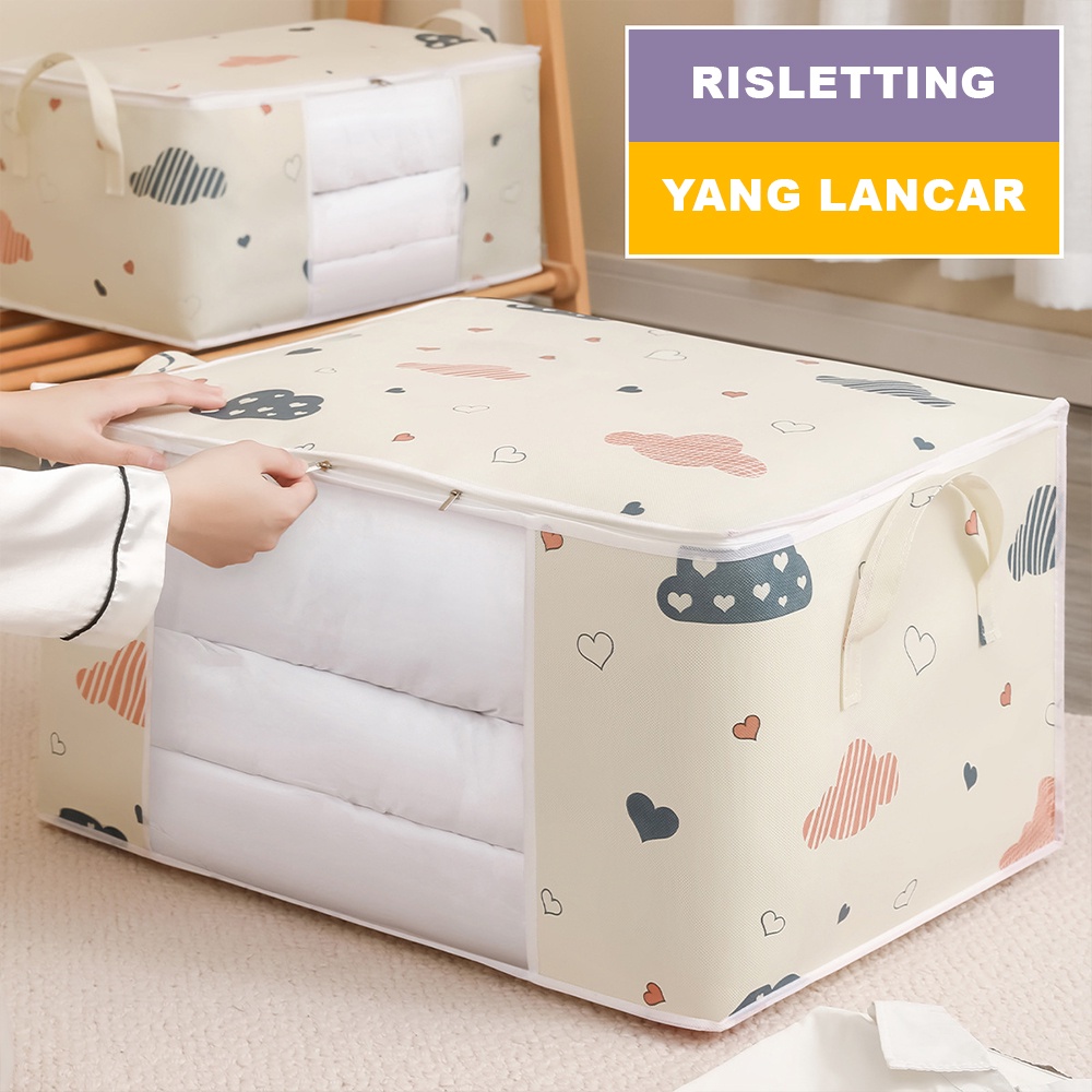 Tempat Penyimpanan Pakaian Selimut Bed Cover Organizer Serbaguna - TP014