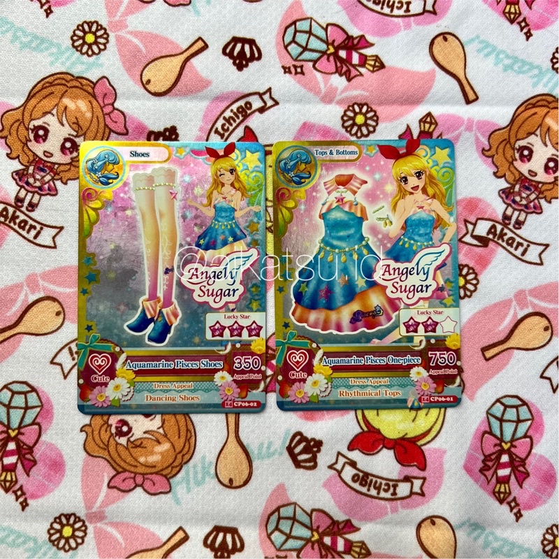 Kartu Aikatsu Aquamarine Pisces Set