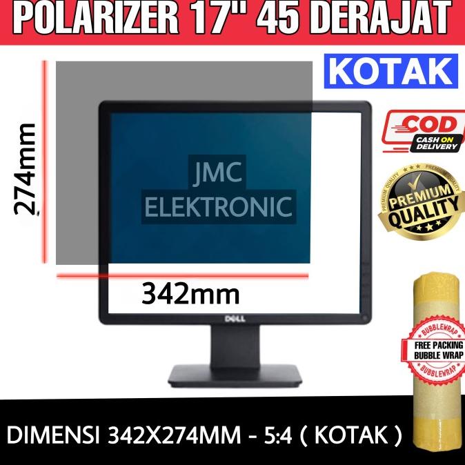 Polarizer Lcd monitor 17 inch 45 derajat Polarized