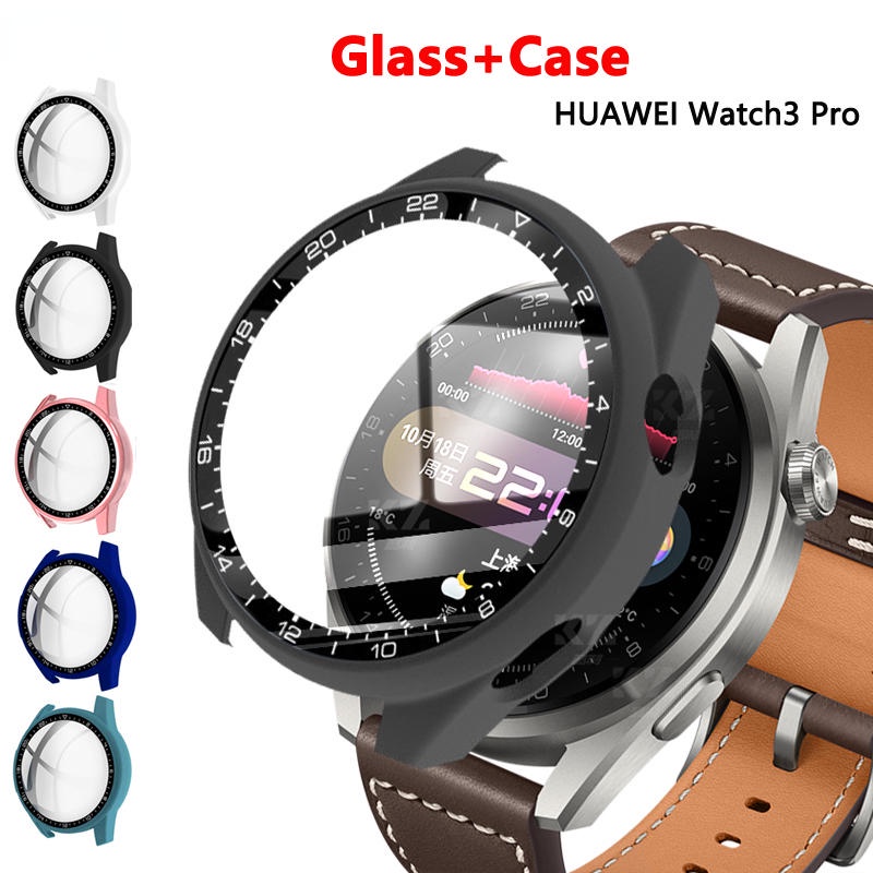 Case Pelindung Layar Tempered Glass Bumper Matte 46mm 48mm Untuk Huawei GT3 Pro Porsche 42mm