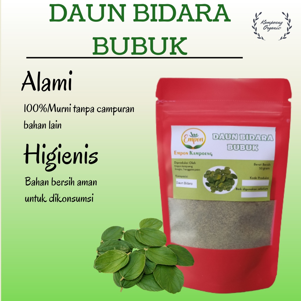 

Serbuk Daun Bidara Bubuk Sidr Leaf Powder Minuman Jamu Herbal Tradisional Kering Organik Asli Alami Murni