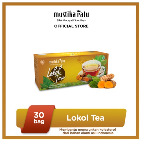 

Mustika Ratu Lokol Tea 30 Tea Bags ( Teh Penurun Kolesterol )